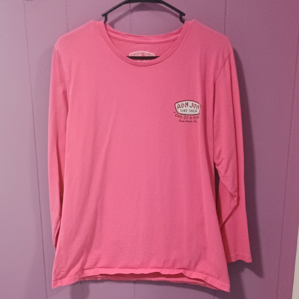 Ron Jon Pink Long Sleeve Tee
